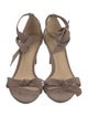 Alexandre Birman Suede Bow Accents Sandals