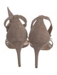 Alexandre Birman Suede Bow Accents Sandals