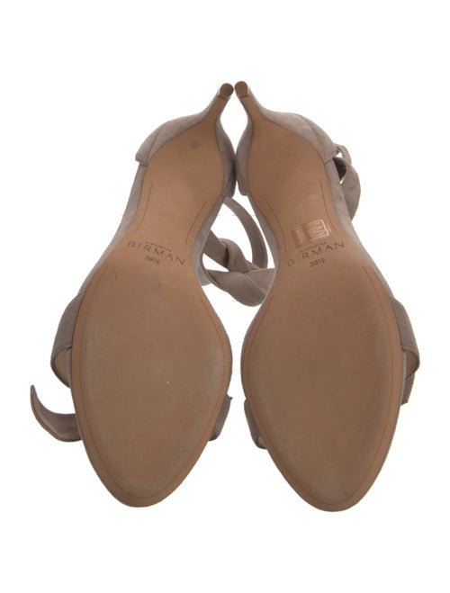 Alexandre Birman Suede Bow Accents Sandals