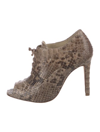 Alexandre Birman Snakeskin Animal Print Pumps