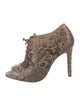 Alexandre Birman Snakeskin Animal Print Pumps