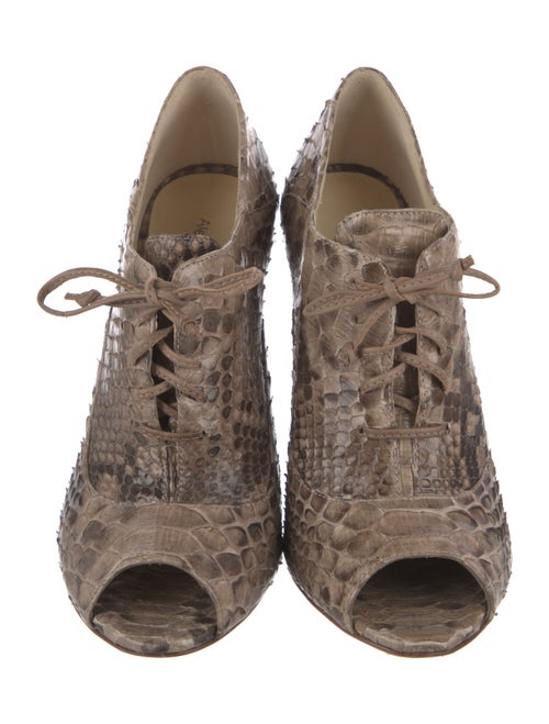 Alexandre Birman Snakeskin Animal Print Pumps