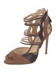 Alexandre Birman Snakeskin Gladiator Sandals