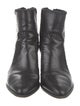 Alexandre Birman Leather Whipstitch Trim Lace-Up Boots