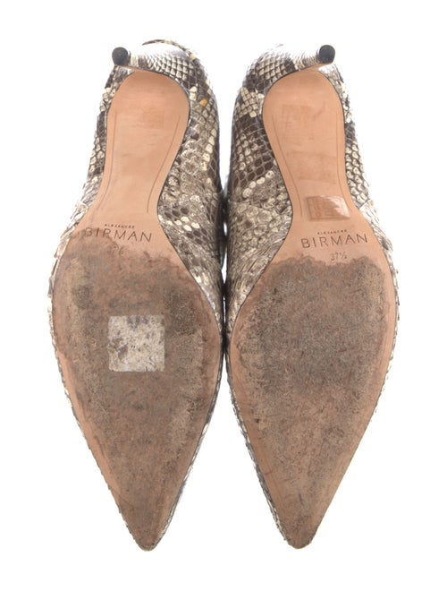 Alexandre Birman Snakeskin Animal Print Western Boots