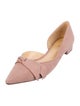Alexandre Birman Suede D'Orsay Flats