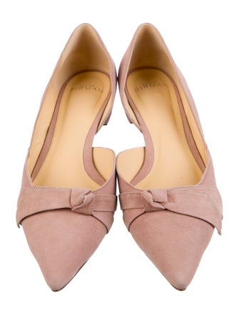 Alexandre Birman Suede D'Orsay Flats