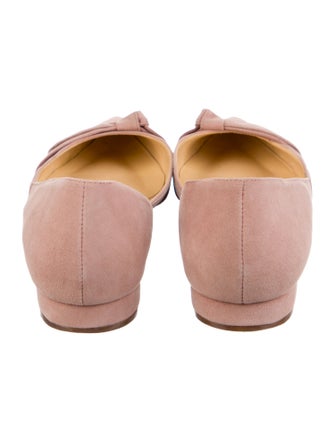 Alexandre Birman Suede D'Orsay Flats