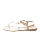 Alexandre Birman Rubber T-Strap Sandals