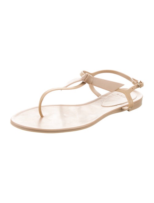 Alexandre Birman Rubber T-Strap Sandals