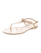 Alexandre Birman Rubber T-Strap Sandals