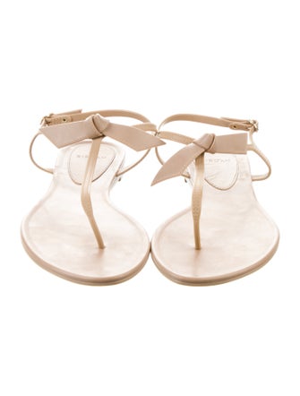 Alexandre Birman Rubber T-Strap Sandals