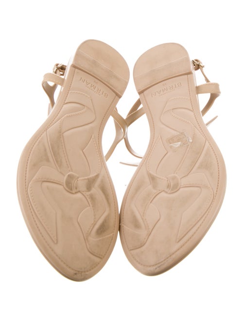 Alexandre Birman Rubber T-Strap Sandals