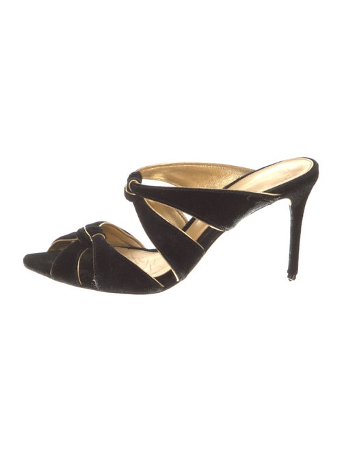 Alexandre Birman Velvet Slides