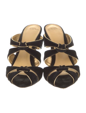 Alexandre Birman Velvet Slides