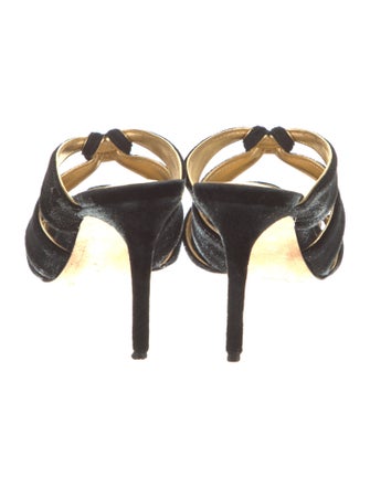 Alexandre Birman Velvet Slides