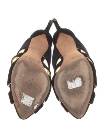 Alexandre Birman Velvet Slides