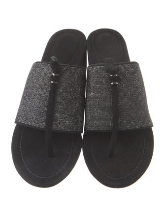Alexandre Birman Suede Slides