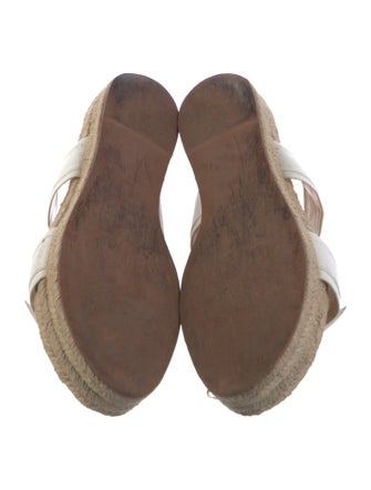 Alexandre Birman Leather Printed Espadrilles