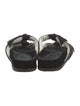 Alexandre Birman Suede Bow Accents Slides