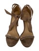 Alexandre Birman Suede Bow Accents Sandals