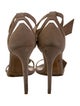 Alexandre Birman Suede Bow Accents Sandals
