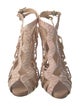Alexandre Birman Leather T-Strap Sandals