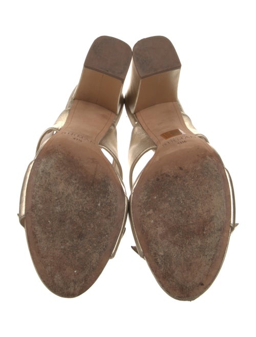 Alexandre Birman Leather Bow Accents Slides