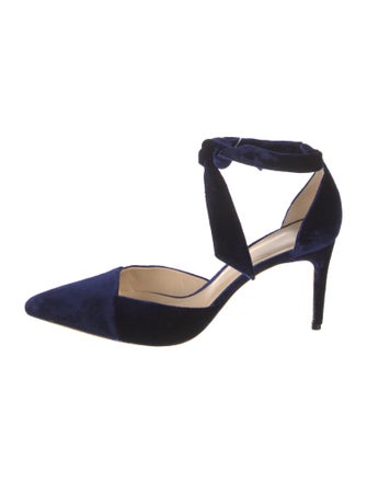 Alexandre Birman Suede D'Orsay Pumps