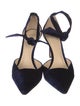 Alexandre Birman Suede D'Orsay Pumps