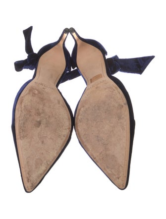 Alexandre Birman Suede D'Orsay Pumps