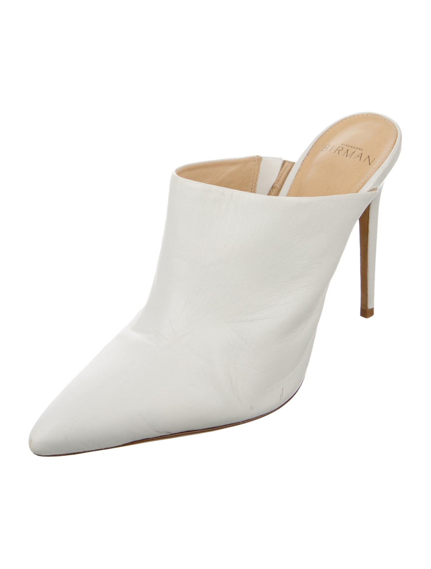 Alexandre Birman Leather Mules