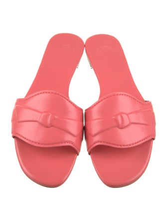 Alexandre Birman Leather Slides