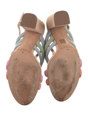 Alexandre Birman Suede Slingback Sandals