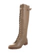 Alexandre Birman Leather Lace-Up Boots