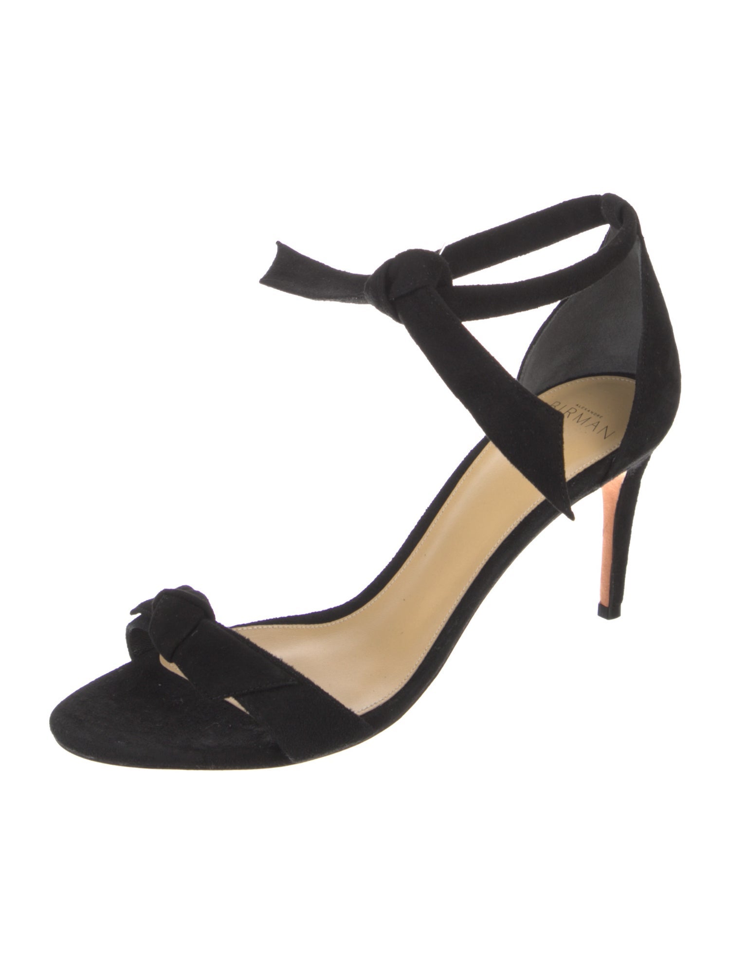 Alexandre Birman Suede Bow Accents Sandals