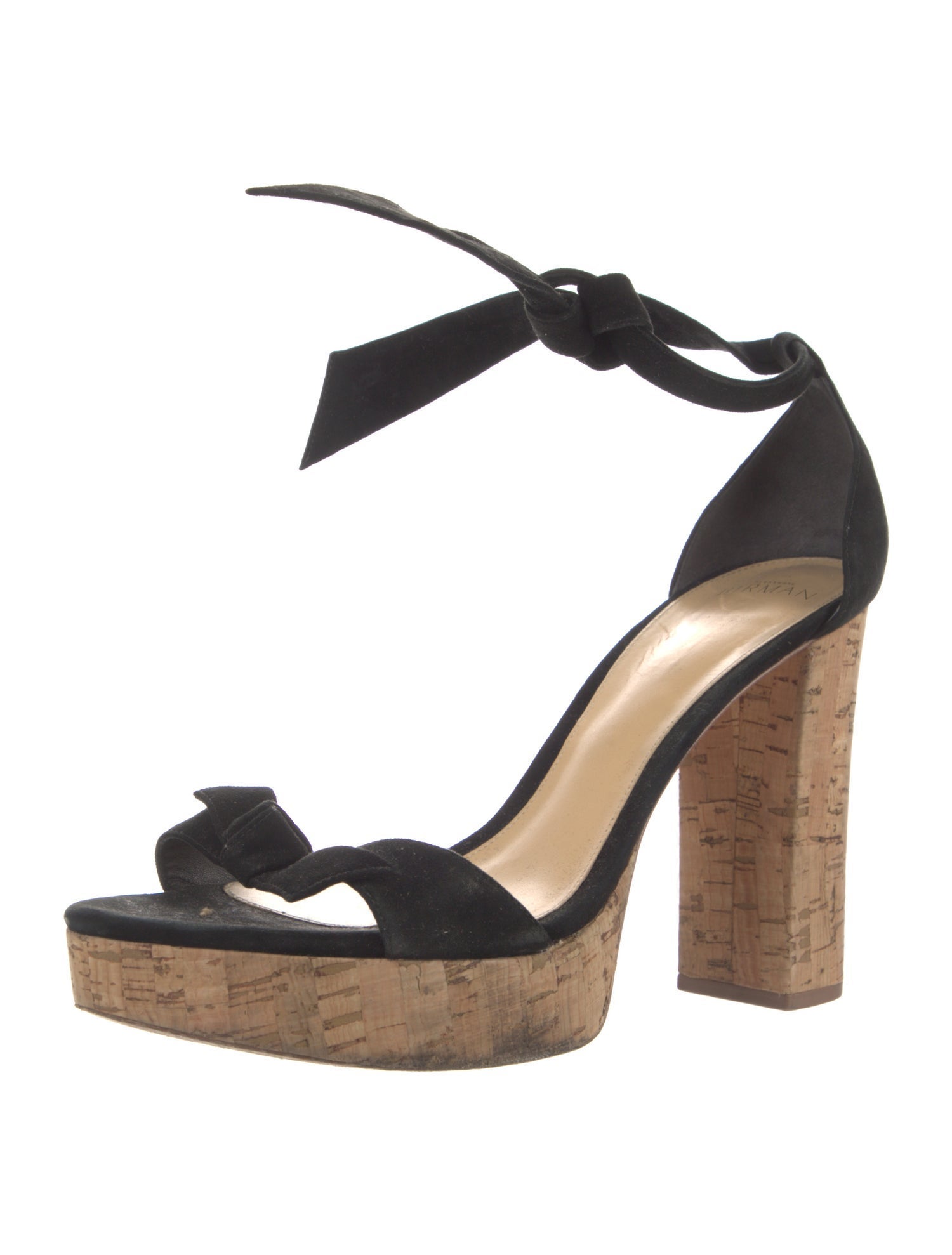 Alexandre Birman Suede Bow Accents Sandals