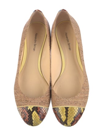 Alexandre Birman Animal Print Ballet Flats