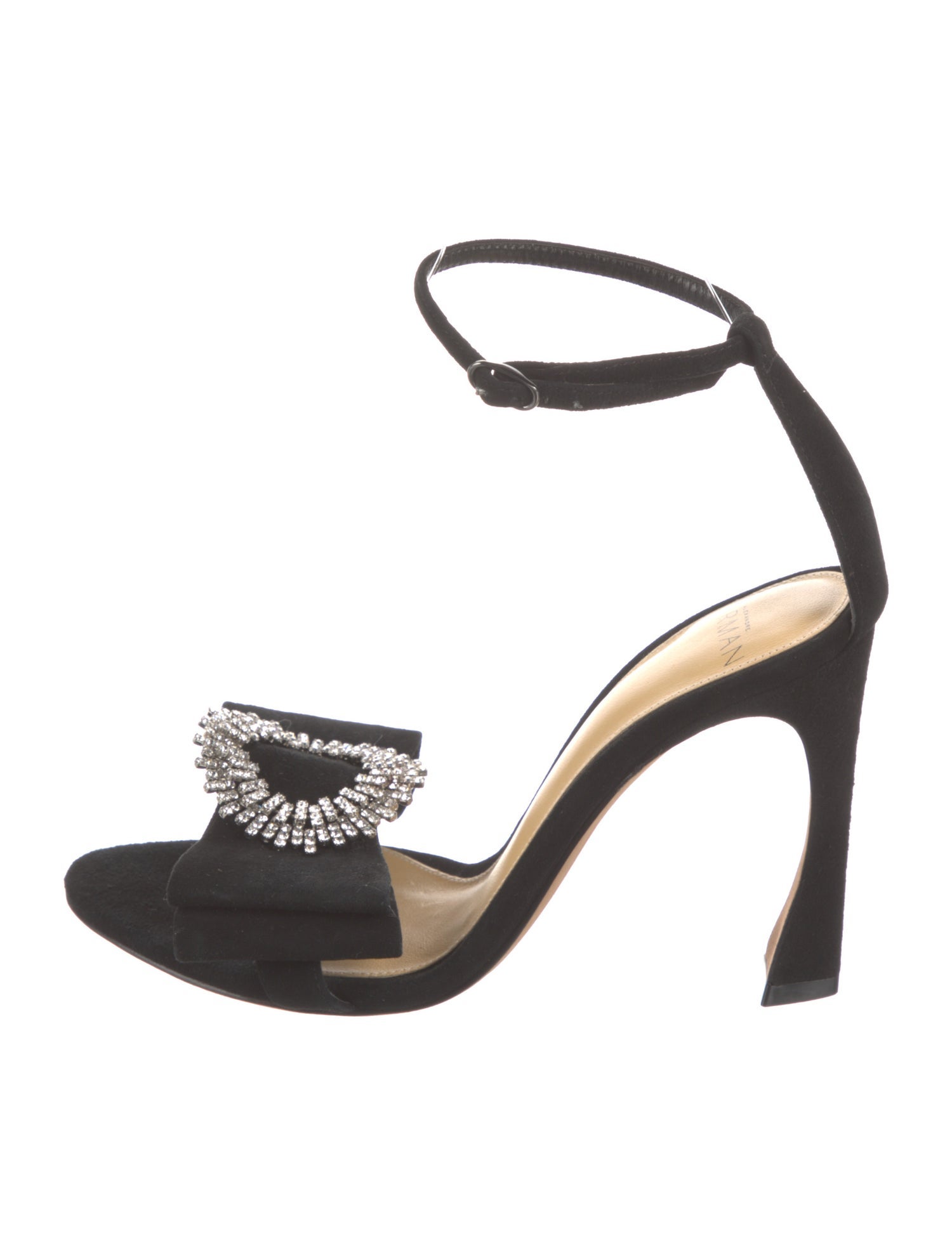 Alexandre Birman Suede Bow Accents Sandals