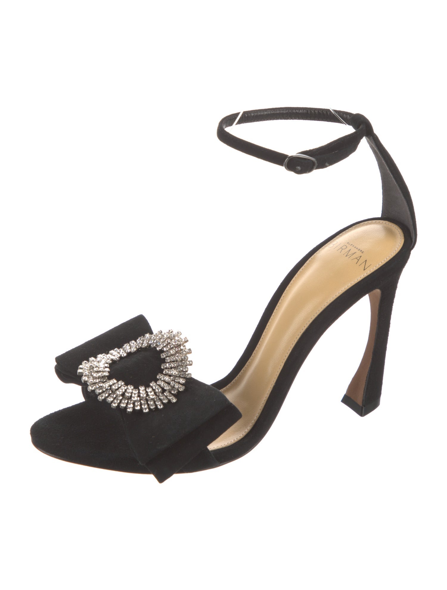 Alexandre Birman Suede Bow Accents Sandals