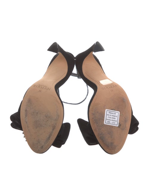 Alexandre Birman Suede Bow Accents Sandals