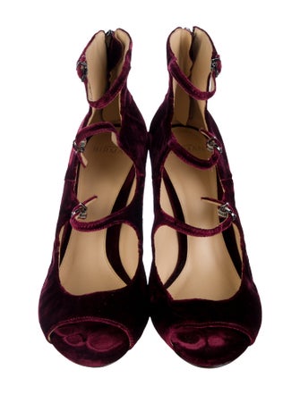 Alexandre Birman Velvet Pumps