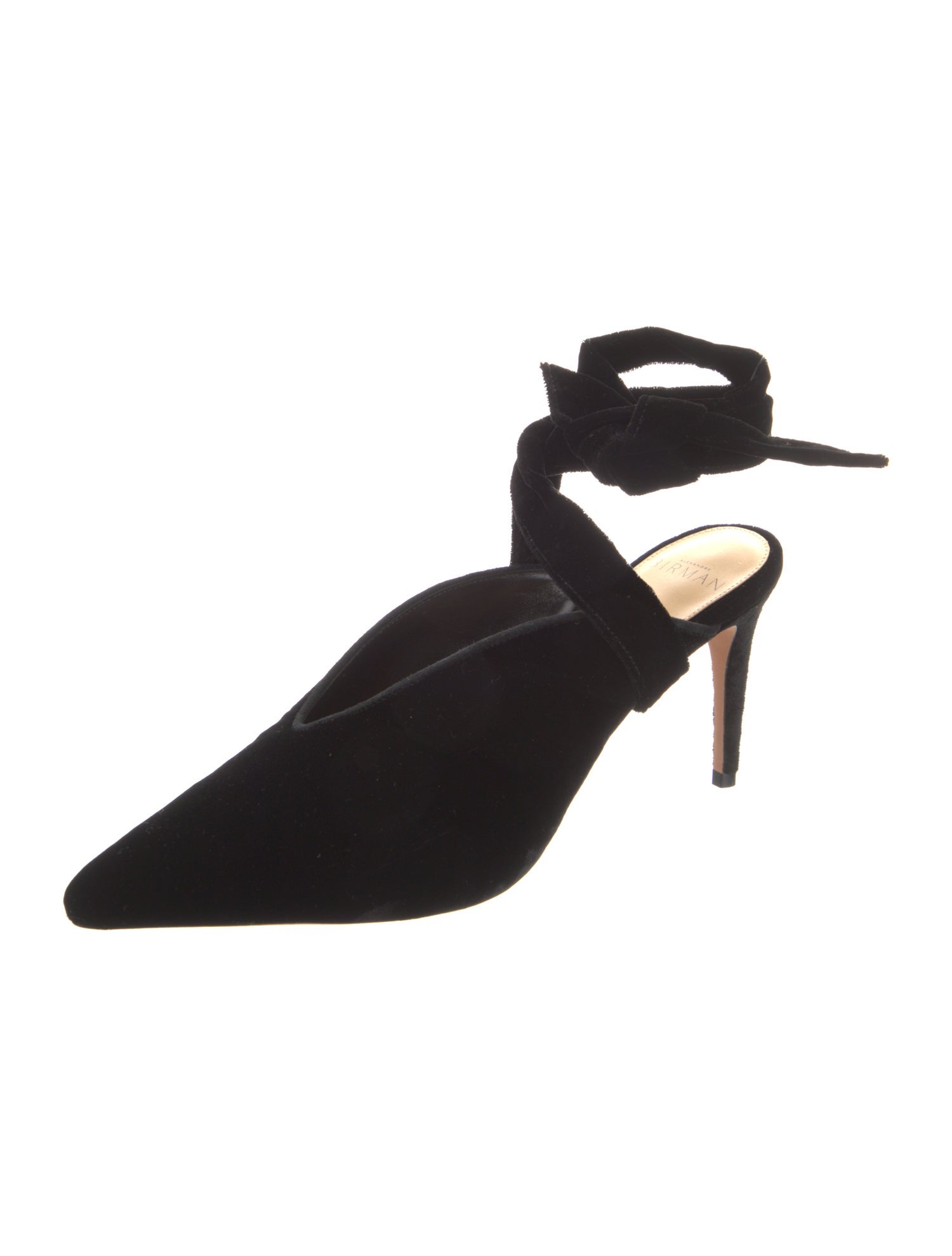Alexandre Birman Velvet Slingback Pumps