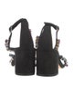 Alexandre Birman Suede Crystal Embellishments Sandals