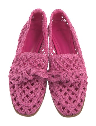 Alexandre Birman Straw Loafers
