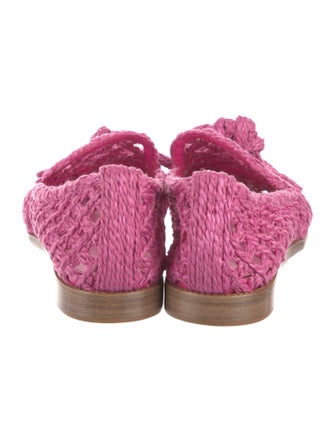 Alexandre Birman Straw Loafers