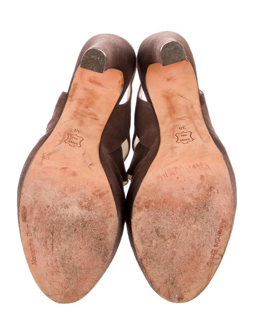 Alexandre Birman Suede Slingback Sandals