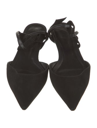 Alexandre Birman Suede Slingback Flats