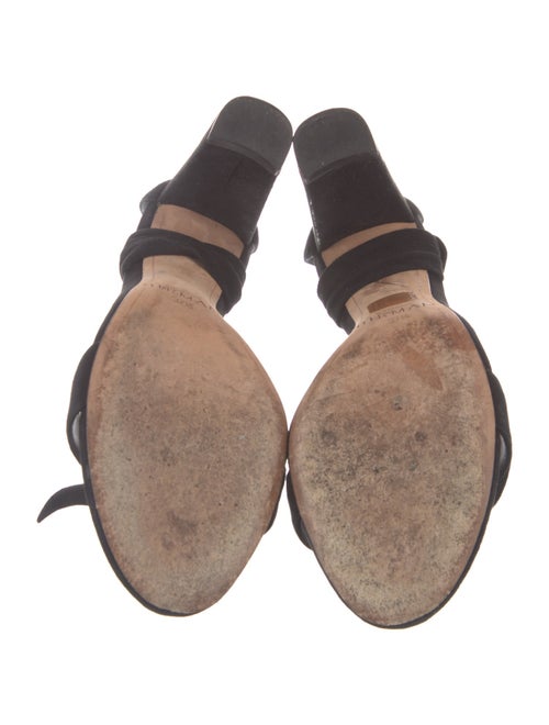 Alexandre Birman Suede Bow Accents Sandals