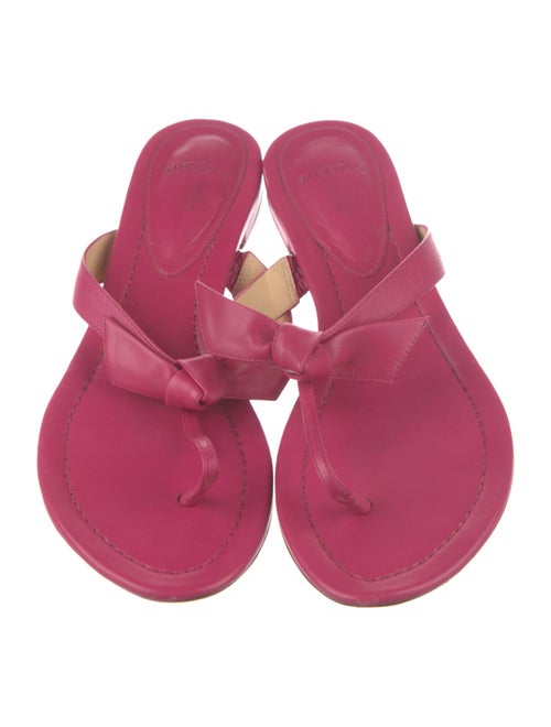 Alexandre Birman Leather Slides